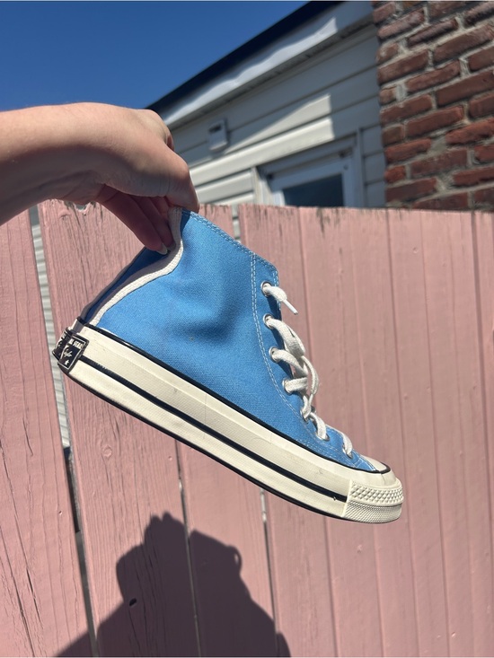 Converse Shoes - Converse High Top Sneakers Light Blue and White